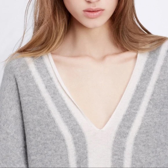 Vince Vertical Stripe Cashmere Sweater (NWOT) - Picture 3 of 9